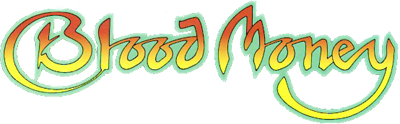Blood Money logo for Amiga